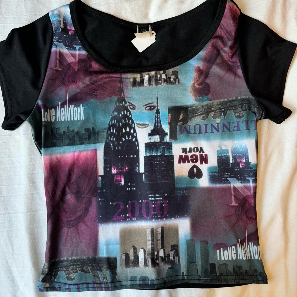 vintage new york city graphic tee